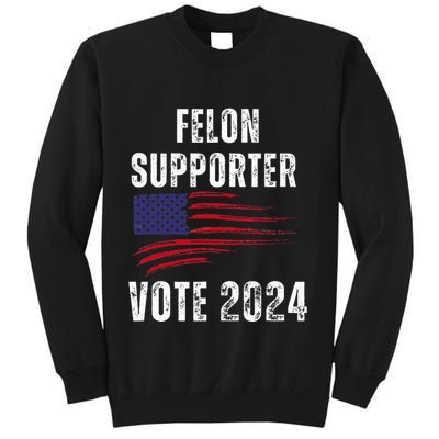 Felon Supporter Meme Voting Humor Make Your Vote Count Sweatshirt