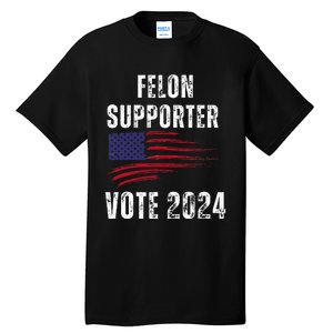 Felon Supporter Meme Voting Humor Make Your Vote Count Tall T-Shirt