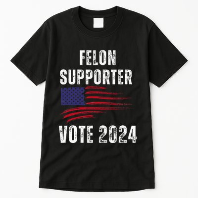 Felon Supporter Meme Voting Humor Make Your Vote Count Tall T-Shirt