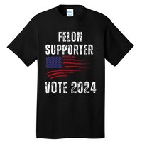 Felon Supporter Meme Voting Humor Make Your Vote Count Tall T-Shirt