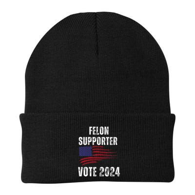 Felon Supporter Meme Voting Humor Make Your Vote Count Beanie