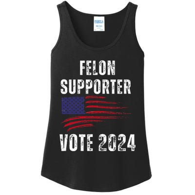 Felon Supporter Meme Voting Humor Make Your Vote Count Ladies Essential Tank