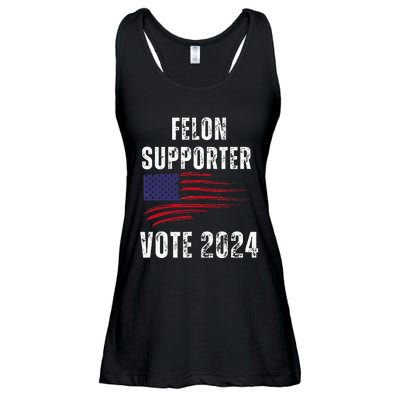 Felon Supporter Meme Voting Humor Make Your Vote Count Ladies Essential Flowy Tank