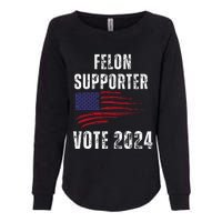 Felon Supporter Meme Voting Humor Make Your Vote Count Womens California Wash Sweatshirt