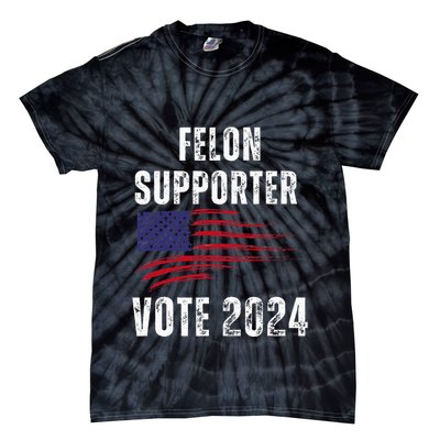 Felon Supporter Meme Voting Humor Make Your Vote Count Tie-Dye T-Shirt