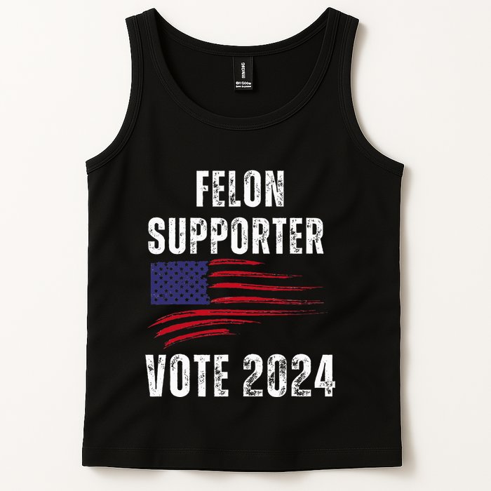 Felon Supporter Meme Voting Humor Make Your Vote Count Tank Top