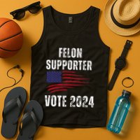Felon Supporter Meme Voting Humor Make Your Vote Count Tank Top