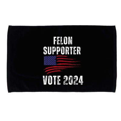 Felon Supporter Meme Voting Humor Make Your Vote Count Microfiber Hand Towel
