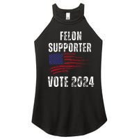 Felon Supporter Meme Voting Humor Make Your Vote Count Women's Perfect Tri Rocker Tank