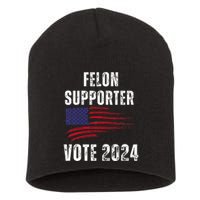 Felon Supporter Meme Voting Humor Make Your Vote Count Short Acrylic Beanie