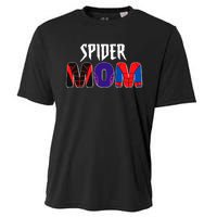 Funny Spider Mom For Birthday Matching Famil Cooling Performance Crew T-Shirt