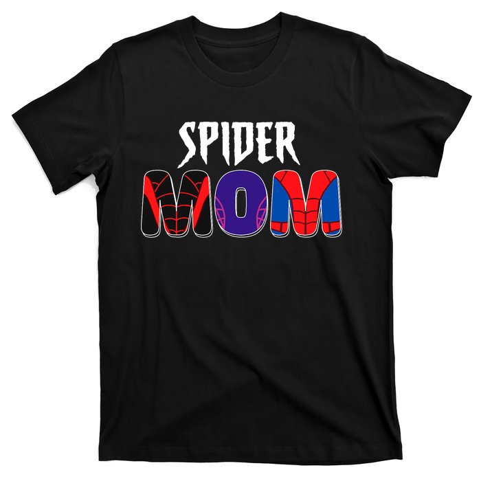 Funny Spider Mom For Birthday Matching Famil T-Shirt