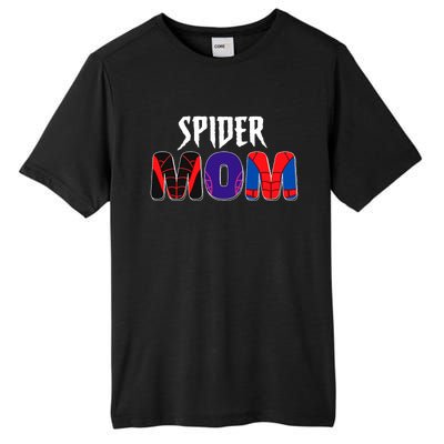 Funny Spider Mom For Birthday Matching Famil Tall Fusion ChromaSoft Performance T-Shirt