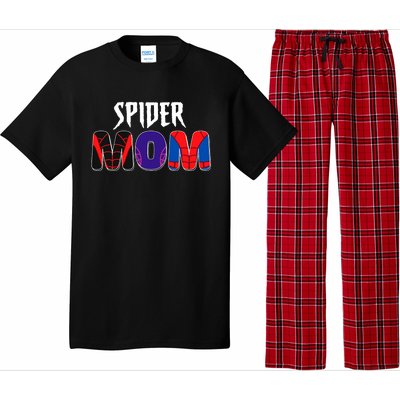 Funny Spider Mom For Birthday Matching Famil Pajama Set