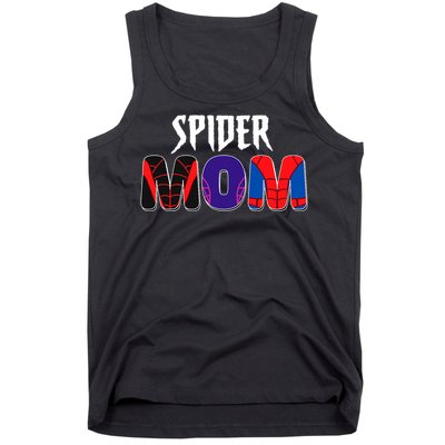 Funny Spider Mom For Birthday Matching Famil Tank Top