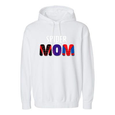 Funny Spider Mom For Birthday Matching Famil Garment-Dyed Fleece Hoodie