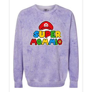 Funny Super Mommio Mother's Day Colorblast Crewneck Sweatshirt