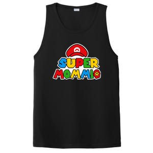 Funny Super Mommio Mother's Day PosiCharge Competitor Tank