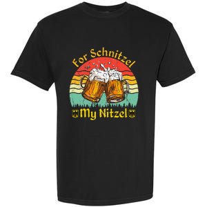 For Schnitzel My Nitzel Funny Oktoberfest Garment-Dyed Heavyweight T-Shirt