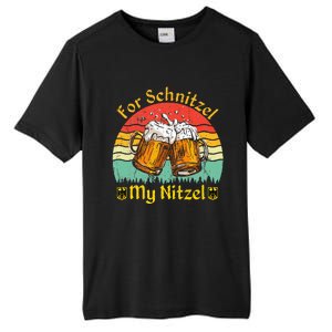 For Schnitzel My Nitzel Funny Oktoberfest Tall Fusion ChromaSoft Performance T-Shirt