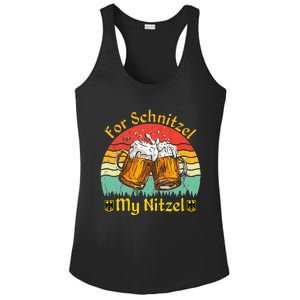 For Schnitzel My Nitzel Funny Oktoberfest Ladies PosiCharge Competitor Racerback Tank