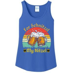 For Schnitzel My Nitzel Funny Oktoberfest Ladies Essential Tank