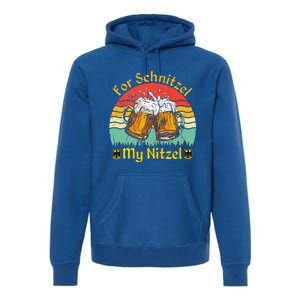 For Schnitzel My Nitzel Funny Oktoberfest Premium Hoodie