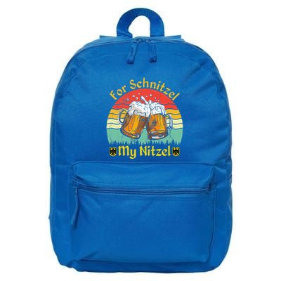 For Schnitzel My Nitzel Funny Oktoberfest 16 in Basic Backpack