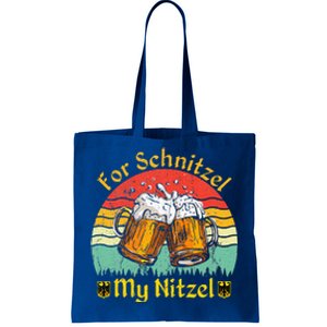 For Schnitzel My Nitzel Funny Oktoberfest Tote Bag