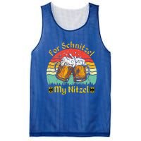 For Schnitzel My Nitzel Funny Oktoberfest Mesh Reversible Basketball Jersey Tank