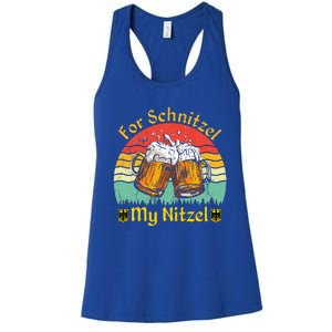 For Schnitzel My Nitzel Funny Oktoberfest Women's Racerback Tank