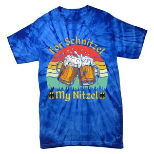 For Schnitzel My Nitzel Funny Oktoberfest Tie-Dye T-Shirt