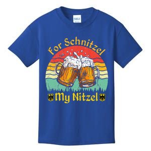 For Schnitzel My Nitzel Funny Oktoberfest Kids T-Shirt