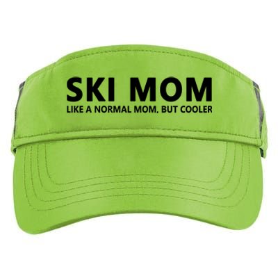 Funny Skiing Mother Ski Mom Gift Adult Drive Performance Visor