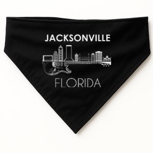 Florida Souvenir Music Guitar Souvenir Jacksonville USA-Made Doggie Bandana