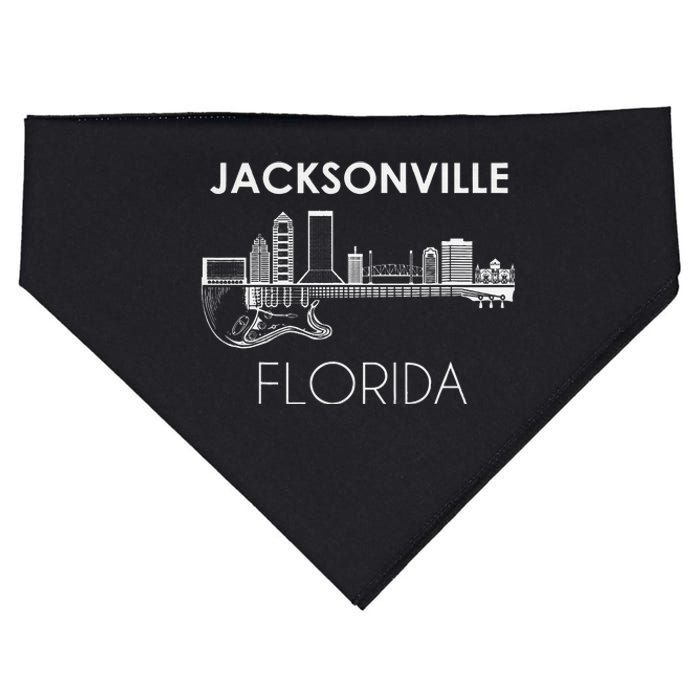 Florida Souvenir Music Guitar Souvenir Jacksonville USA-Made Doggie Bandana