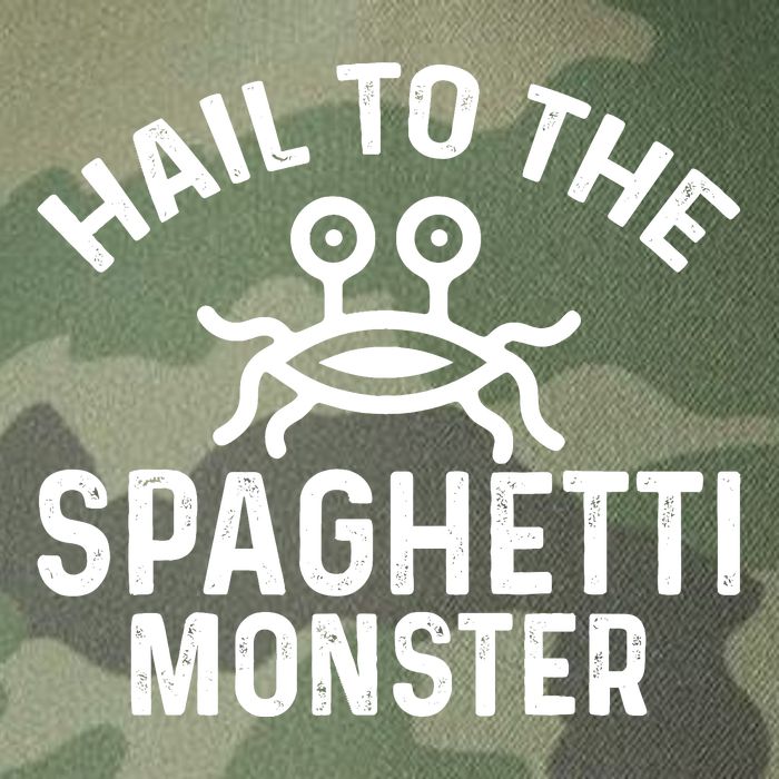 Flying Spaghetti Monster Fsm Hail To The Spaghetti Monster Legacy Tie Dye Trucker Hat