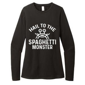 Flying Spaghetti Monster Fsm Hail To The Spaghetti Monster Womens CVC Long Sleeve Shirt