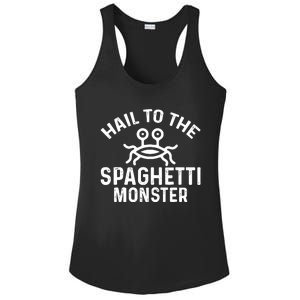 Flying Spaghetti Monster Fsm Hail To The Spaghetti Monster Ladies PosiCharge Competitor Racerback Tank