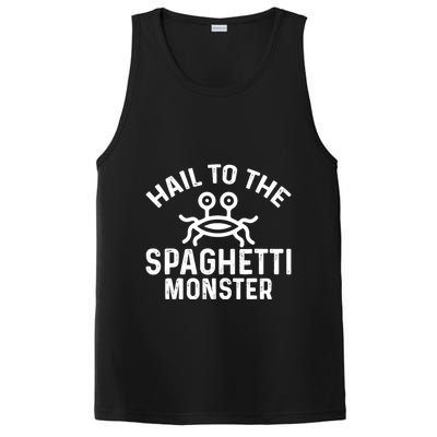 Flying Spaghetti Monster Fsm Hail To The Spaghetti Monster PosiCharge Competitor Tank