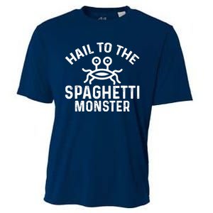 Flying Spaghetti Monster Fsm Hail To The Spaghetti Monster Cooling Performance Crew T-Shirt