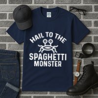 Flying Spaghetti Monster Fsm Hail To The Spaghetti Monster Tall T-Shirt