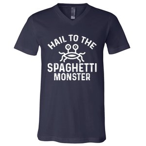 Flying Spaghetti Monster Fsm Hail To The Spaghetti Monster V-Neck T-Shirt