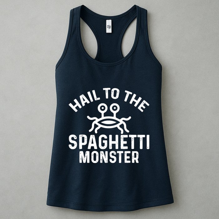 Flying Spaghetti Monster Fsm Hail To The Spaghetti Monster Womens Tank Top