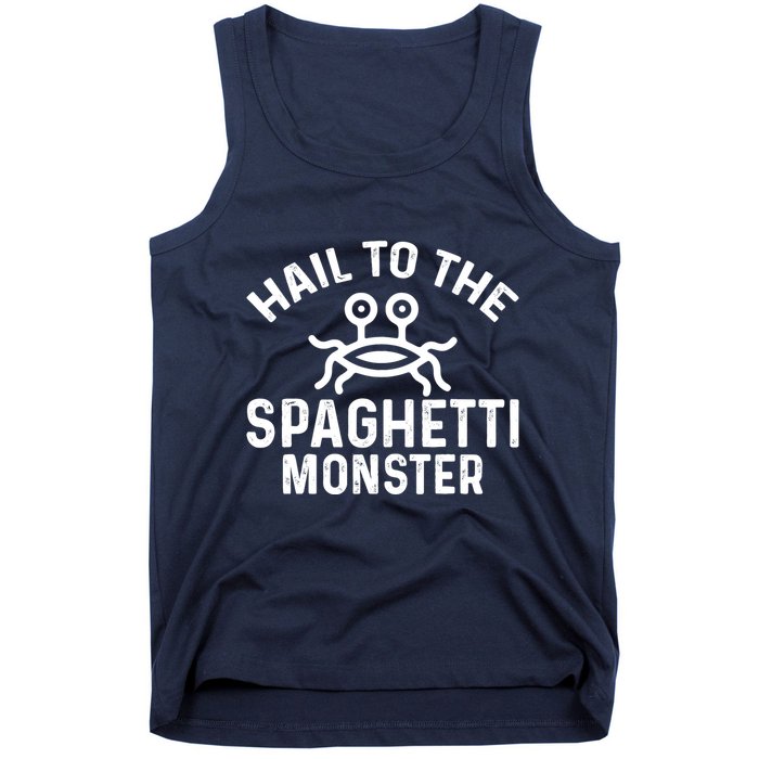 Flying Spaghetti Monster Fsm Hail To The Spaghetti Monster Tank Top