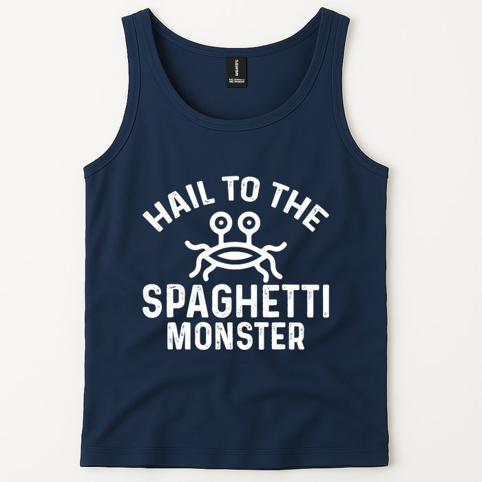 Flying Spaghetti Monster Fsm Hail To The Spaghetti Monster Tank Top