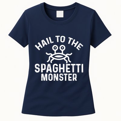 Flying Spaghetti Monster Fsm Hail To The Spaghetti Monster Womens T-Shirt