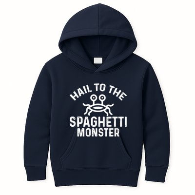 Flying Spaghetti Monster Fsm Hail To The Spaghetti Monster Kids Hoodie