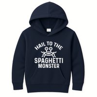 Flying Spaghetti Monster Fsm Hail To The Spaghetti Monster Kids Hoodie