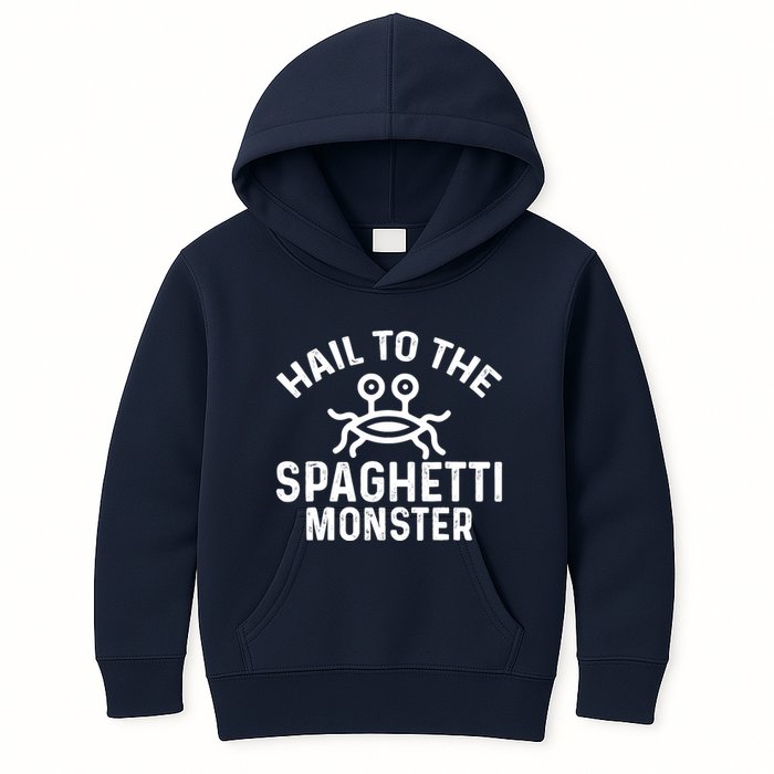 Flying Spaghetti Monster Fsm Hail To The Spaghetti Monster Kids Hoodie